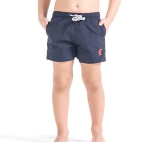 Fiji Solid Navy Erkek Çocuk Mayo