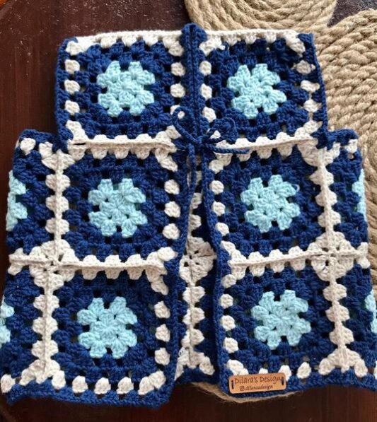 Motif Bebek Yeleği