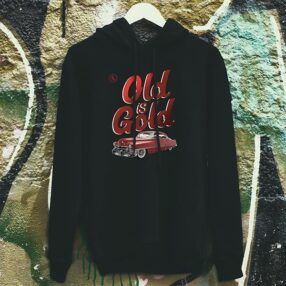 OLD IS GOLD Desenli Unisex Hoody