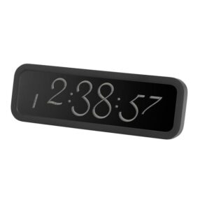 Siyah Script LCD Saat