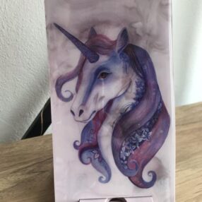 Epoksi Unicorn Telefon Tutacağı