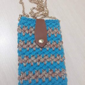 Tığ İşi El Örgüsü Telefon Kılıfı