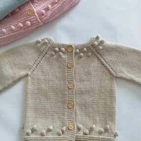 Ekru Bebek Hırkası (0-6 ay)