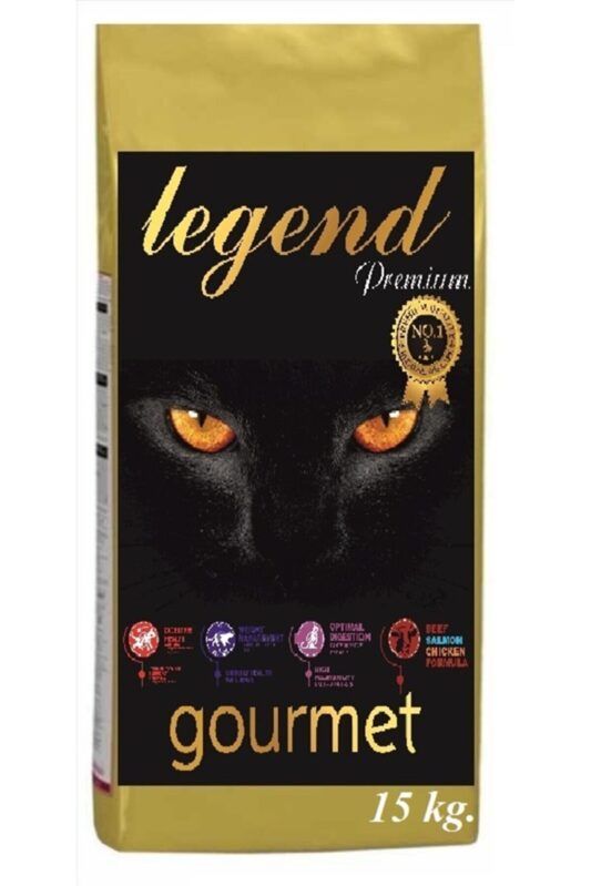 Legend Gold Gourmet Düşük Tahıllı Kuzu Etli, Tavuklu Ve Balıklı Yetişkin Kedi Maması 15 Kg (gdo 'suz) LegendGourmet15kg