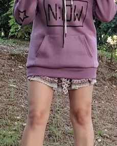 Boya ve Baskı Detaylı Unisex Tasarım Sweatshirt