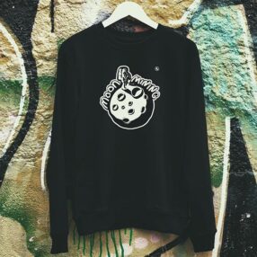 MOON MINING Desenli Unisex Sweat Shirt