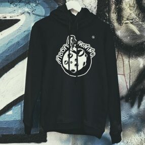 MOON MINING Desenli Unisex Hoody