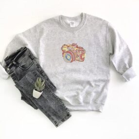 Fotoğraf Makinası Tasarım Sweatshirt