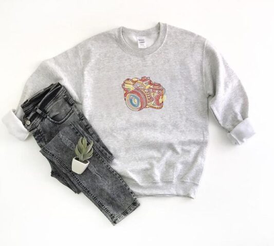 Fotoğraf Makinası Tasarım Sweatshirt
