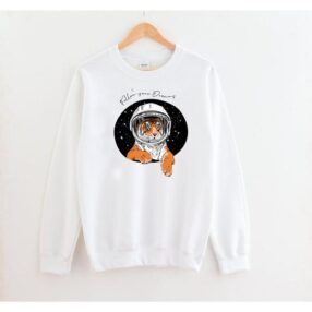 Astronot Kaplan Unisex Sweatshirt