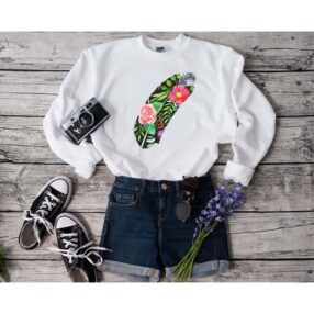 Kuştüyü Tasarım Sweatshirt