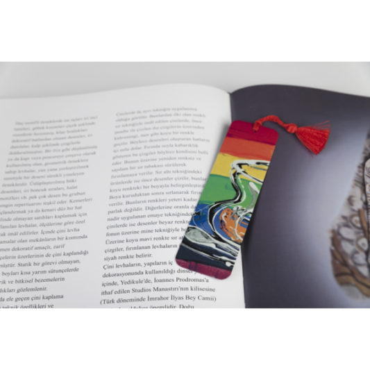 7 Renk İnce Belli - Kitap Ayracı - 3,5cm x 14cm