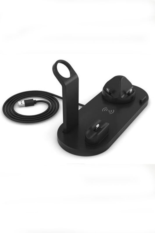 Techmi 3 In 1 Wireless Kablosuz Şarj Iphone + Usb C + Mıcro Usb Şarj Standı Mİ1652