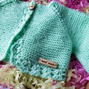 Mint Yeşili Bebek Bolero