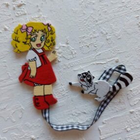 Ahşap Kitap Ayracı Şeker Kız Candy