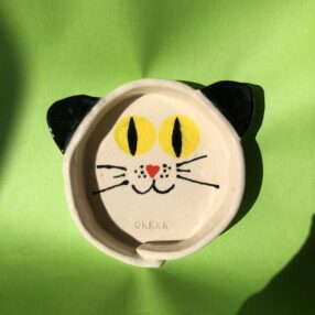 Loly Serisi “Meow” Cat Bowl / Kedi Mama Kabı